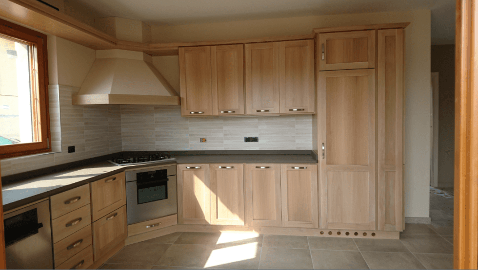 cucina in rovere