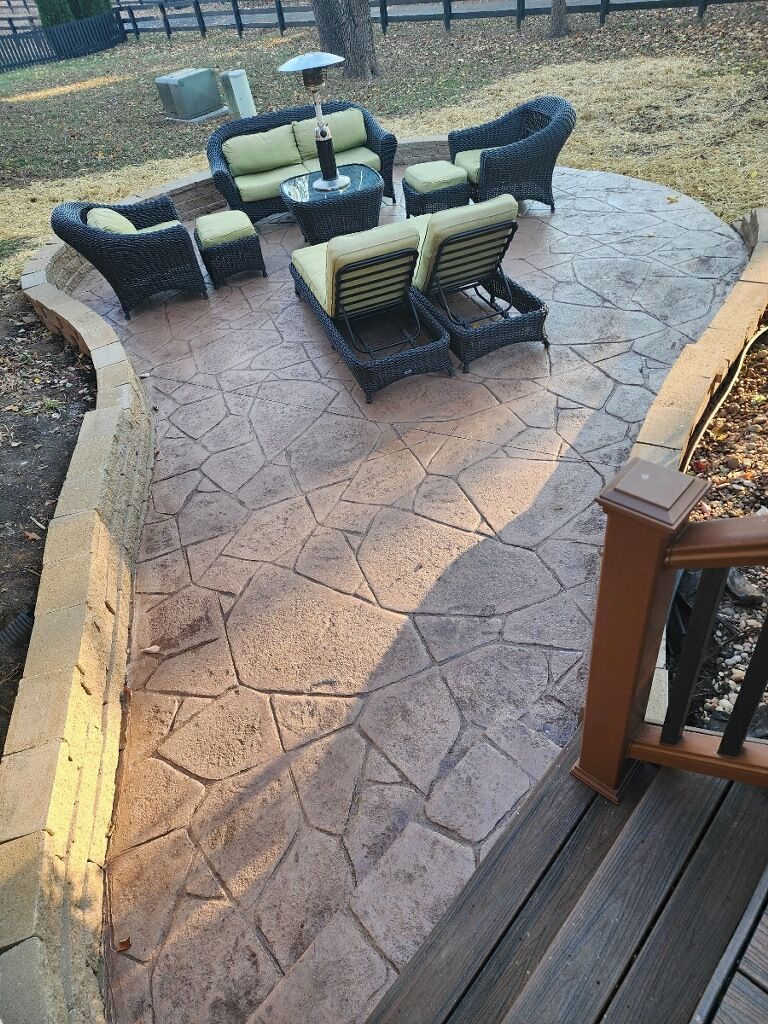 stamped concrte