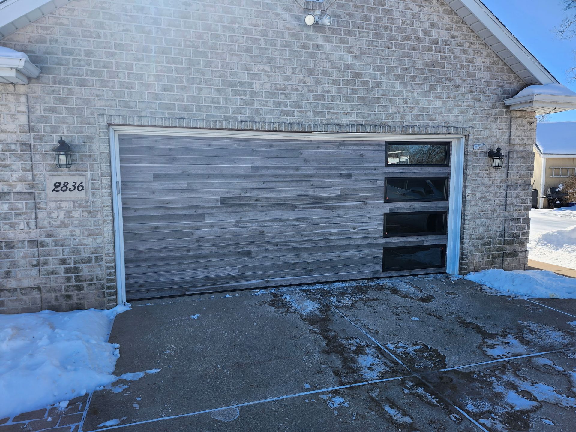 Wooden Residential Garage Door — American Overhead Door