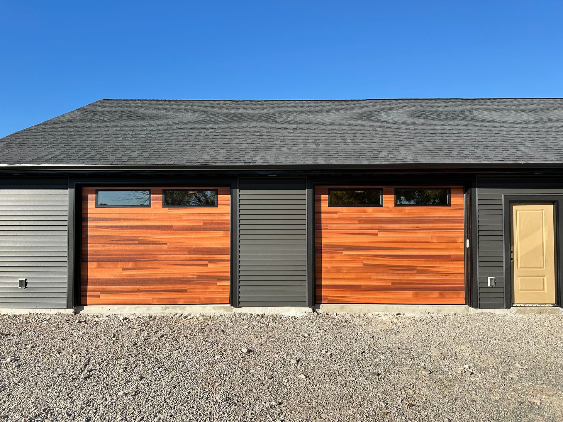 Wooden Garage Door System — American Overhead Door