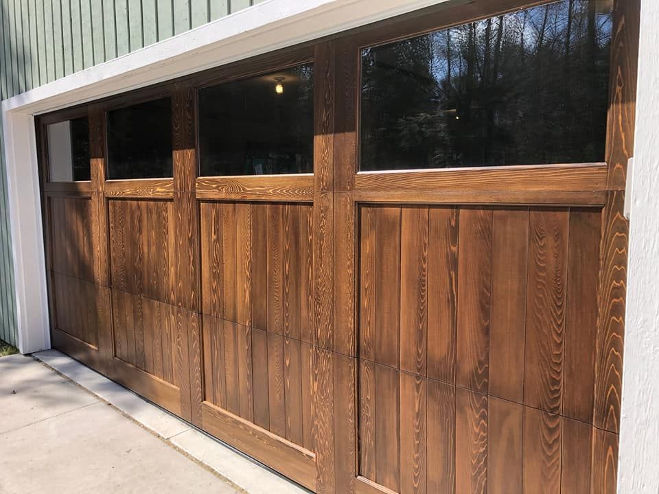 Custom Wood Carriage-Style Garage Door — American Overhead Door