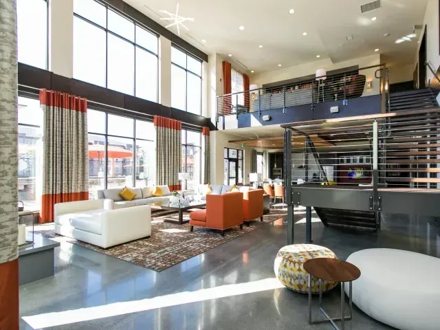 Clubhouse at Overlook at Franklin Square apartments in Baltimore, MD.