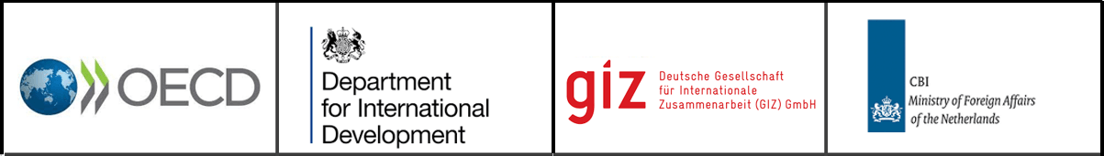 Clients include the European Union, CBI, EBRD, FCDO, GIZ, SECO and USAID.