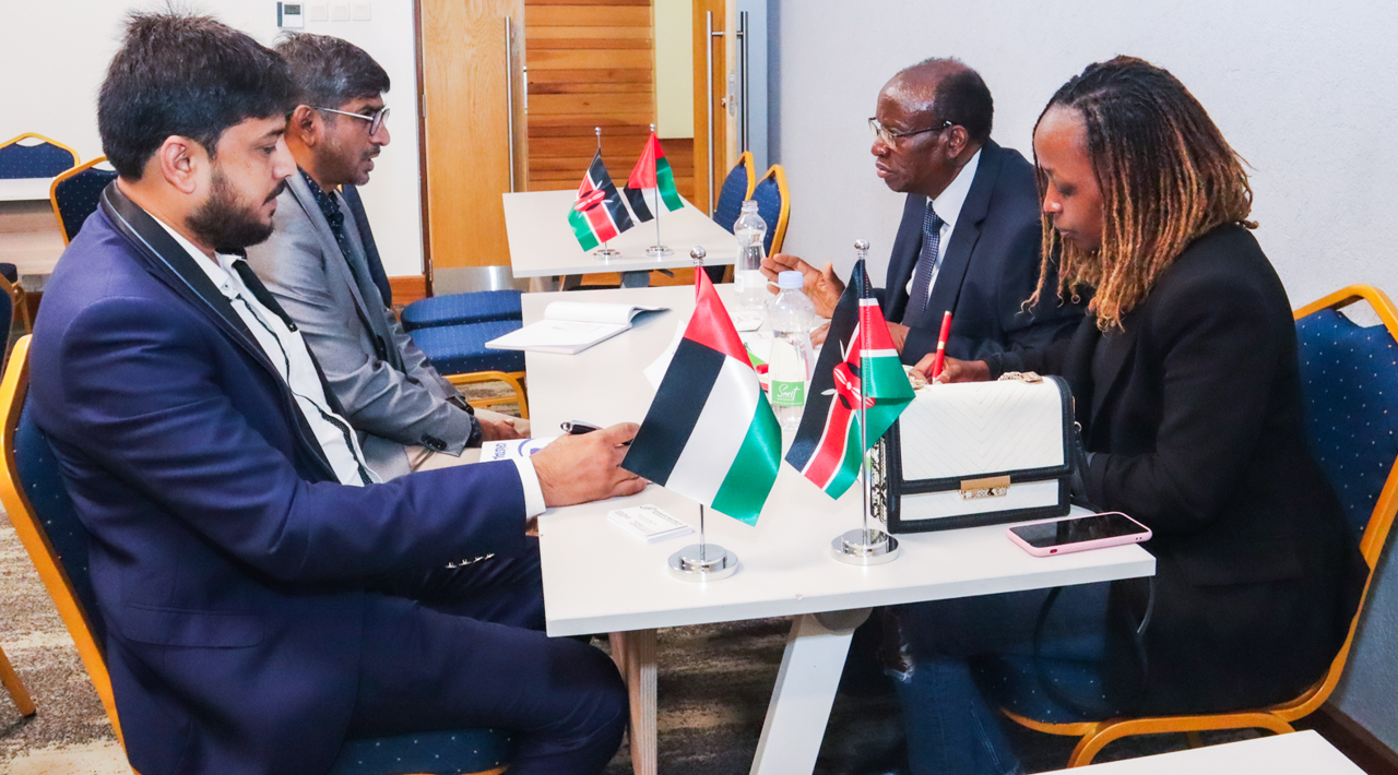 Business-to-business meeting supporting SME export development in Kenya