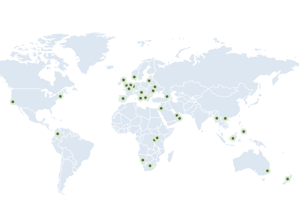 Giraffe Consulting has delivered assignments in 30+ markets
