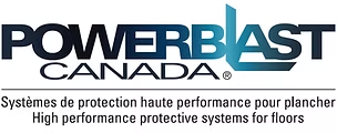 Le logo powerblast canada est un système de protection haute performance pour les sols.
