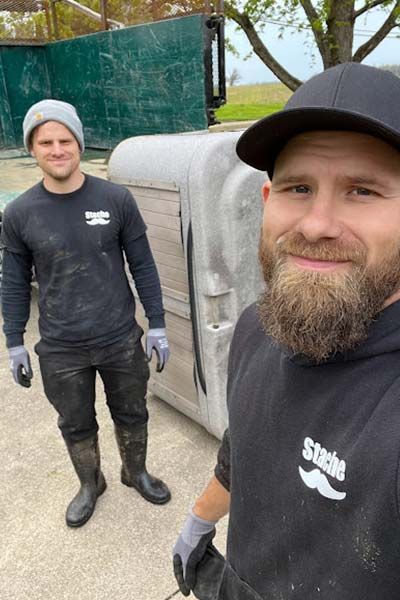 Stache Junk Removal team