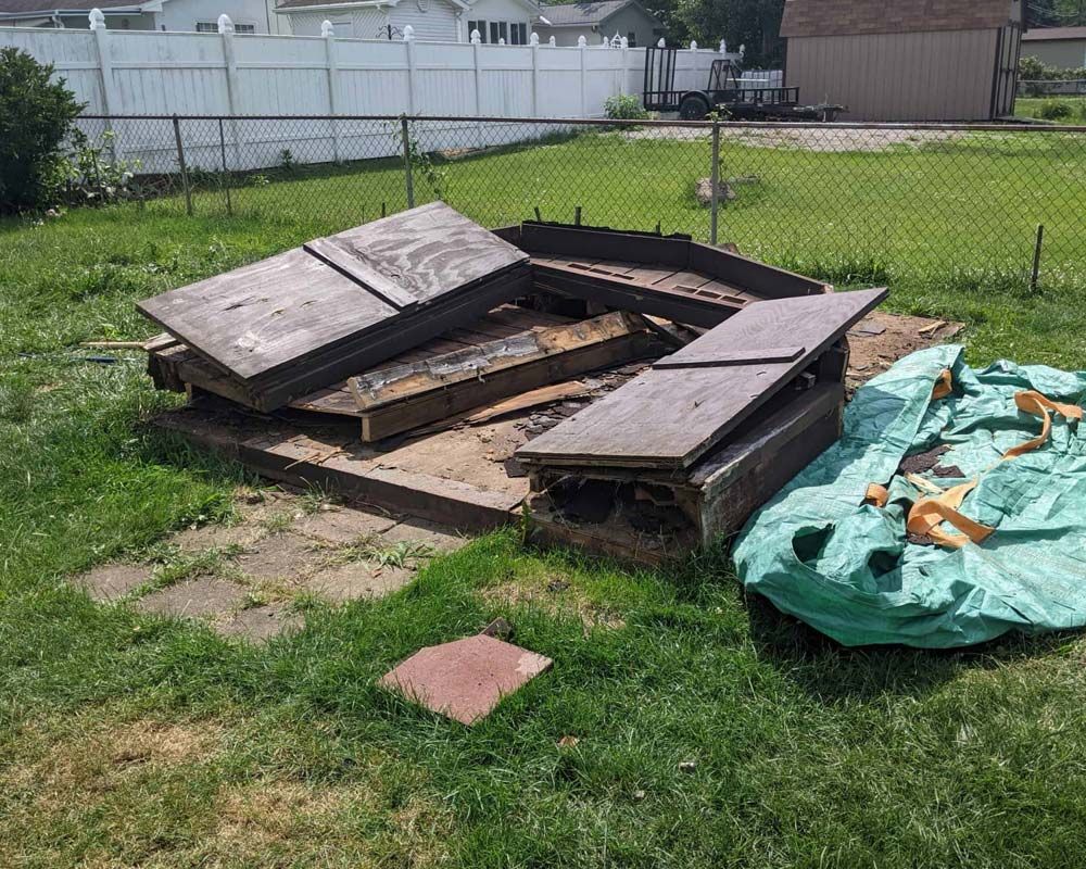 Shed removal