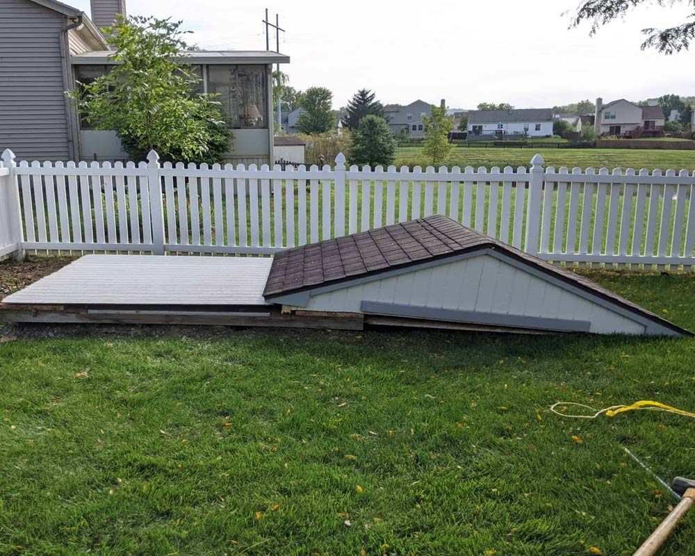 Shed removal