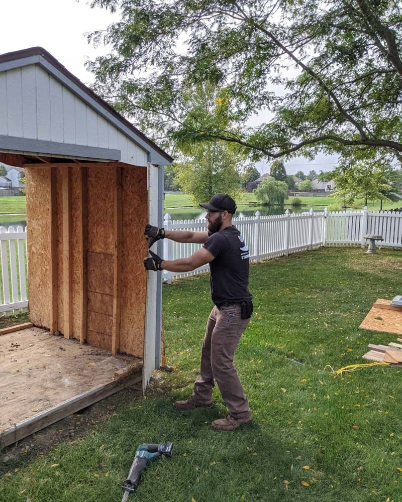 Shed removal