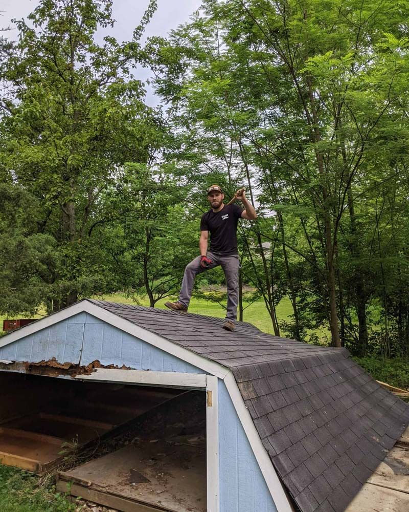 Shed removal