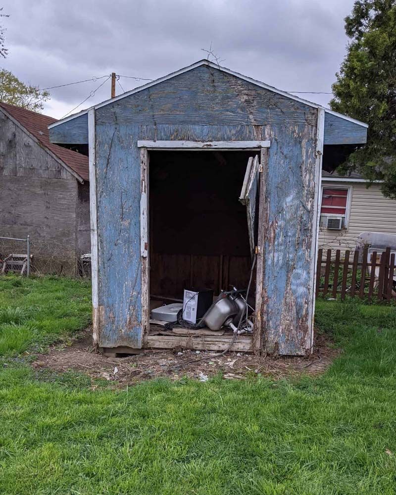 Shed removal