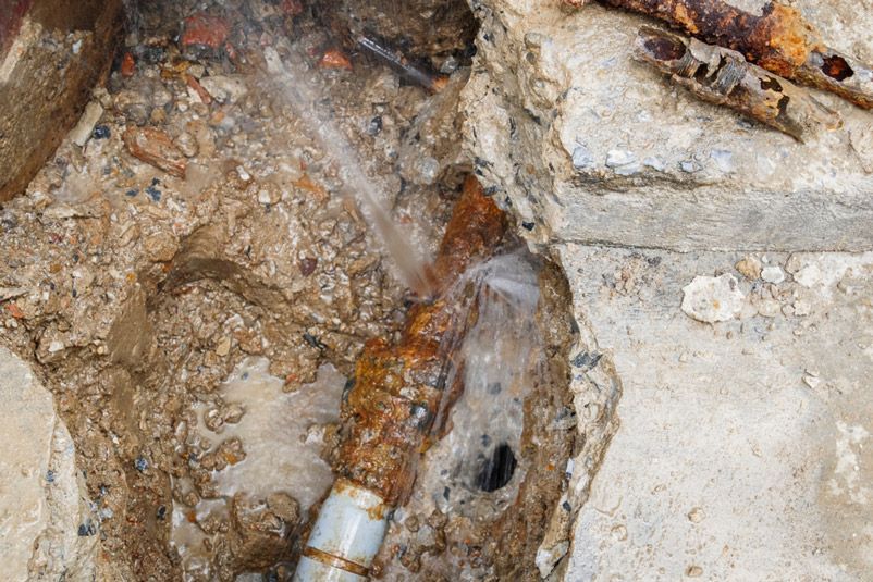 Burst Water Pipe — Pipe Relining in Wollongong