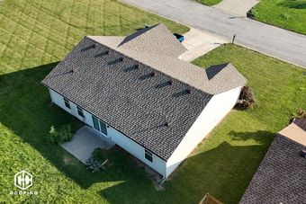 Gray roof installation