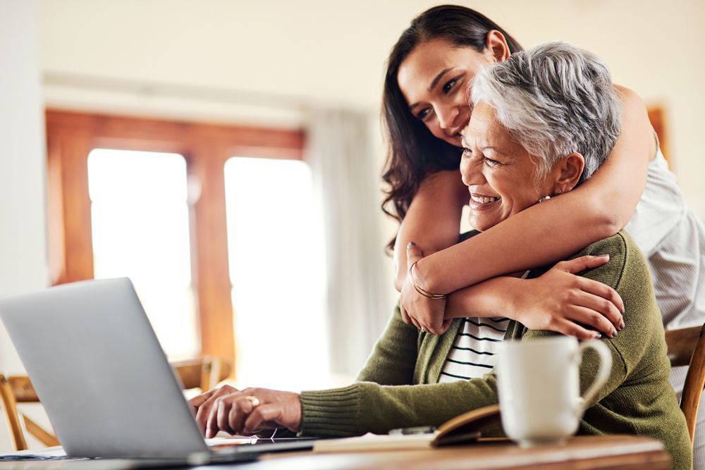 Woman Hugging Her Mother — Rome, GA — Proctor-Keene Chiropractic Clinic