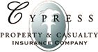 Cypress Property & Casualty Insurance Company logo: a palm tree within an oval, company name above and tagline below.