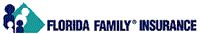 Florida Family Insurance logo: figures in front of a teal angled shape, text.