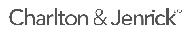 The logo for charlton & jenrick ltd is shown on a white background