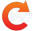 24/7 logo