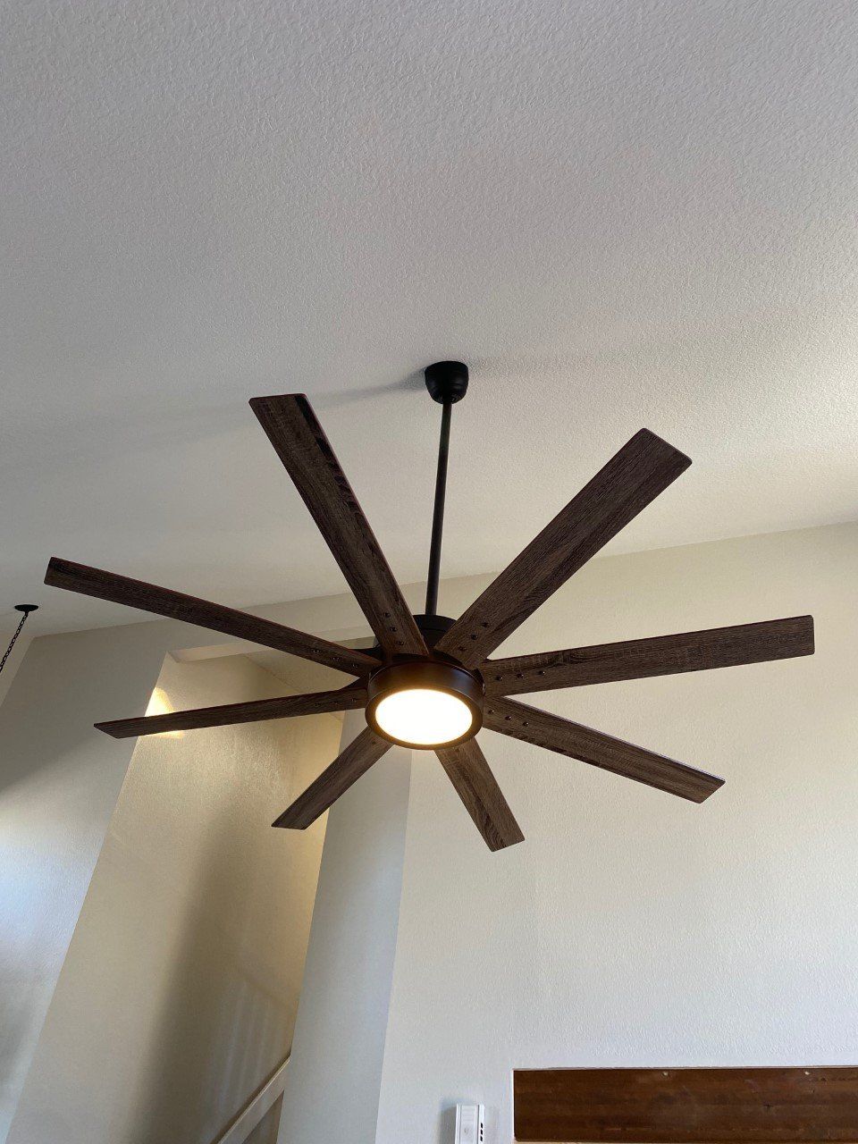 Ceiling fan, indoors