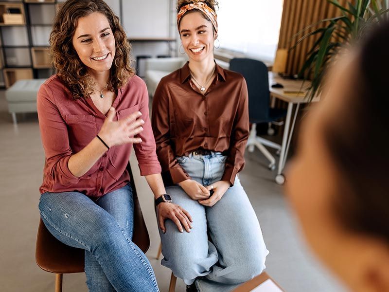 Counselor Advising Young Lesbian Couple — Maumee, OH — Perspective Counseling Services Counselor Advising Young Lesbian Couple — Maumee, OH — Perspective Counseling Services