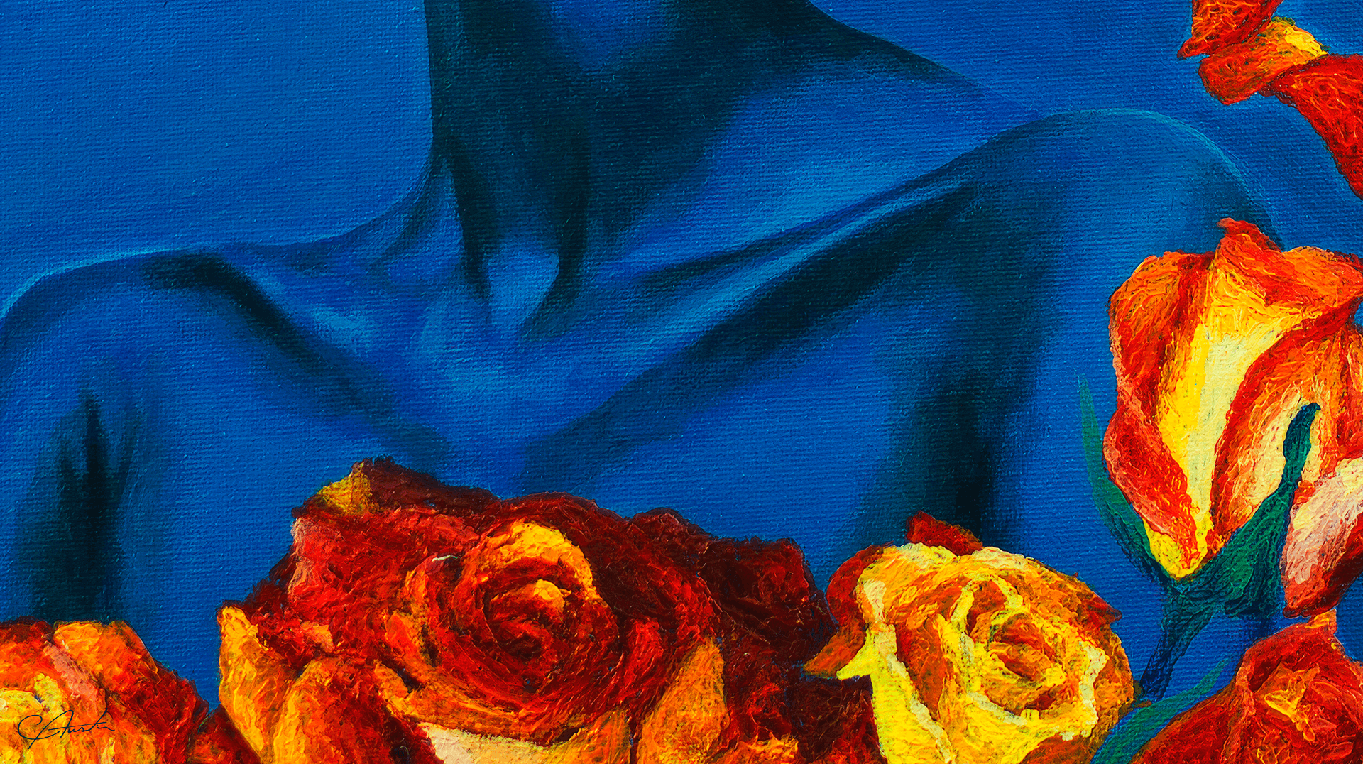 Roses Are Red, Inward Light by Christen Austin