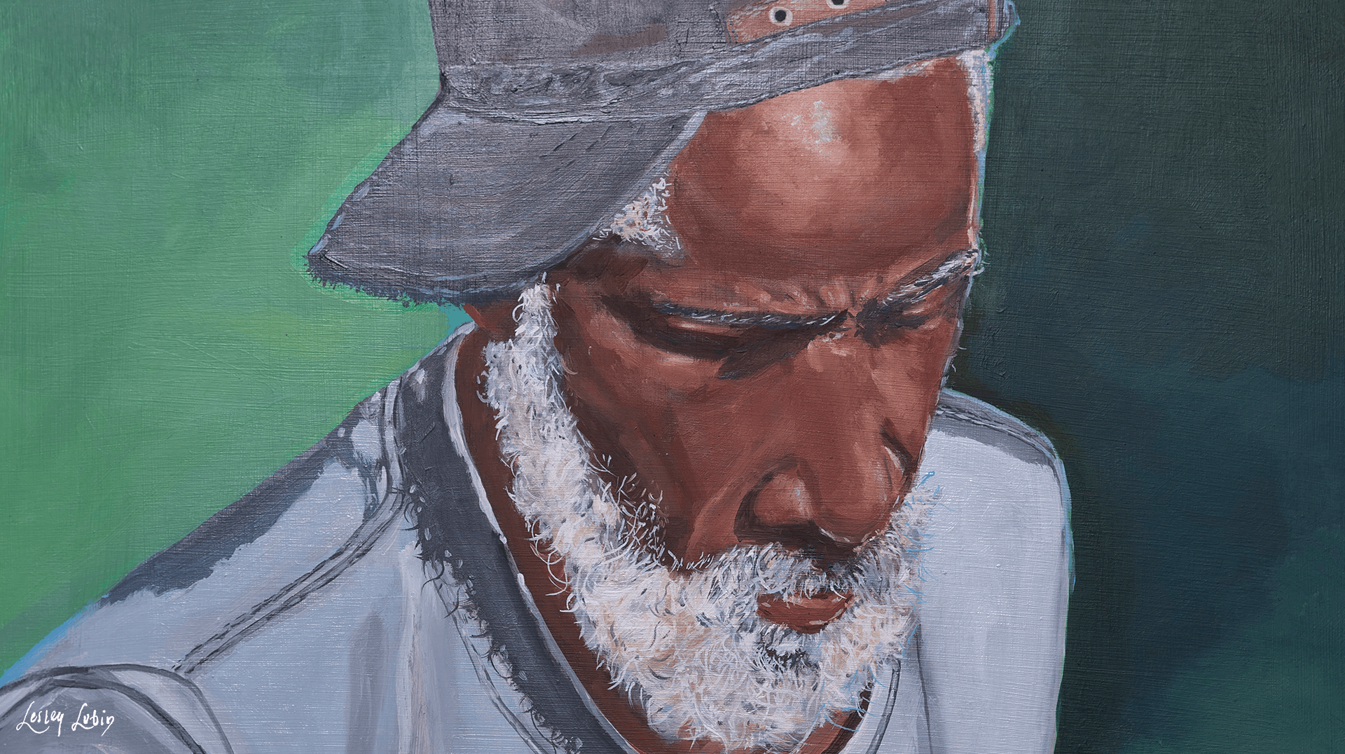 Contemplation, Builder's Pause by Lesley Lubin