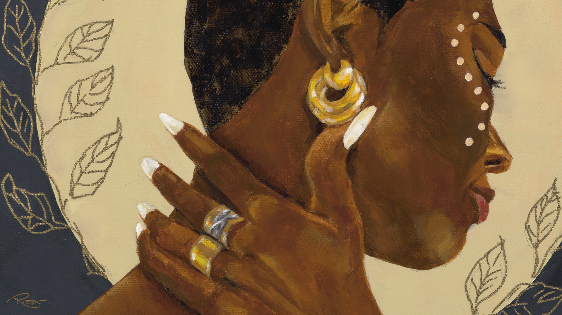 In Tranquil Thought, Radiant Sovereignty by Riea Owens