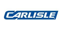 Carlisle logo in blue and white.
