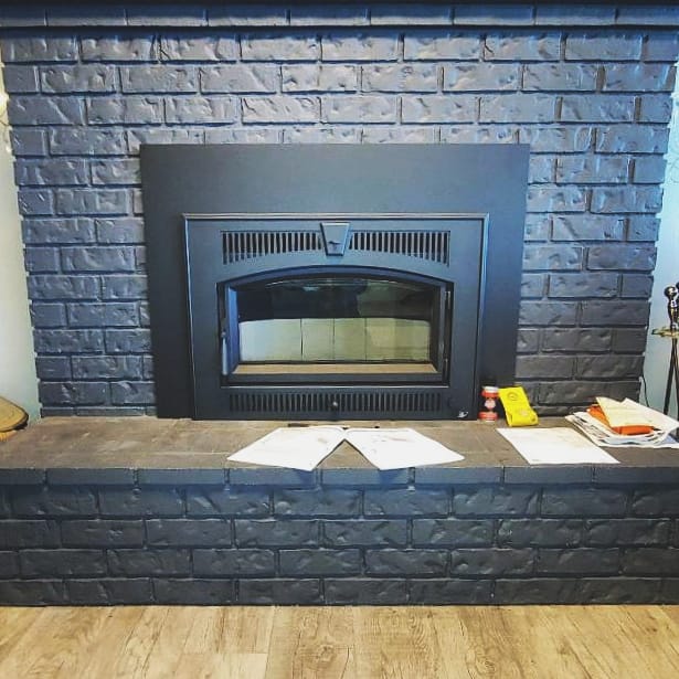 Custom Wood Insert installed