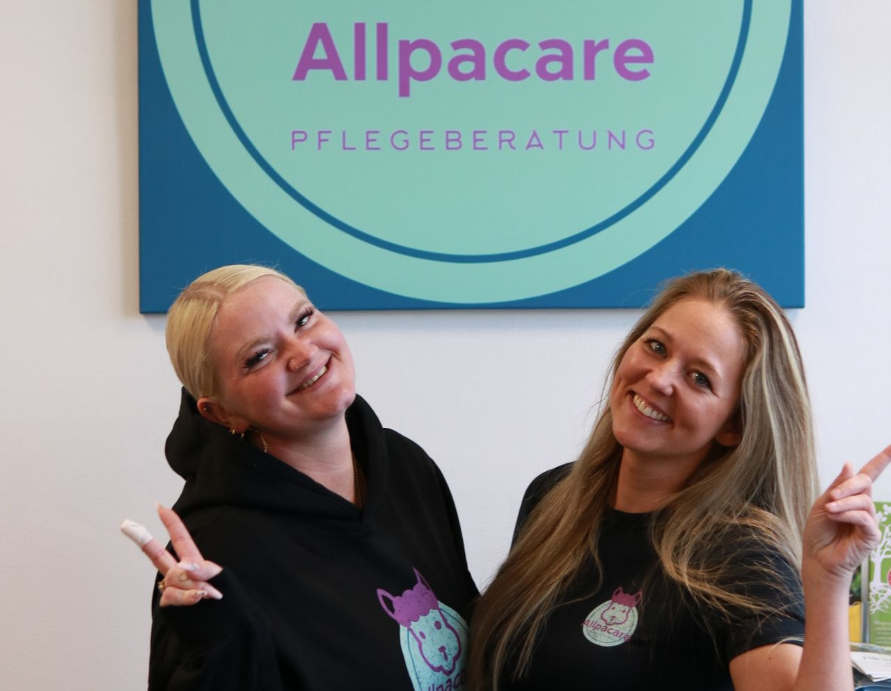 Svenja Schaefer und Jenny Gerigk Allpacare Pflegeberatung