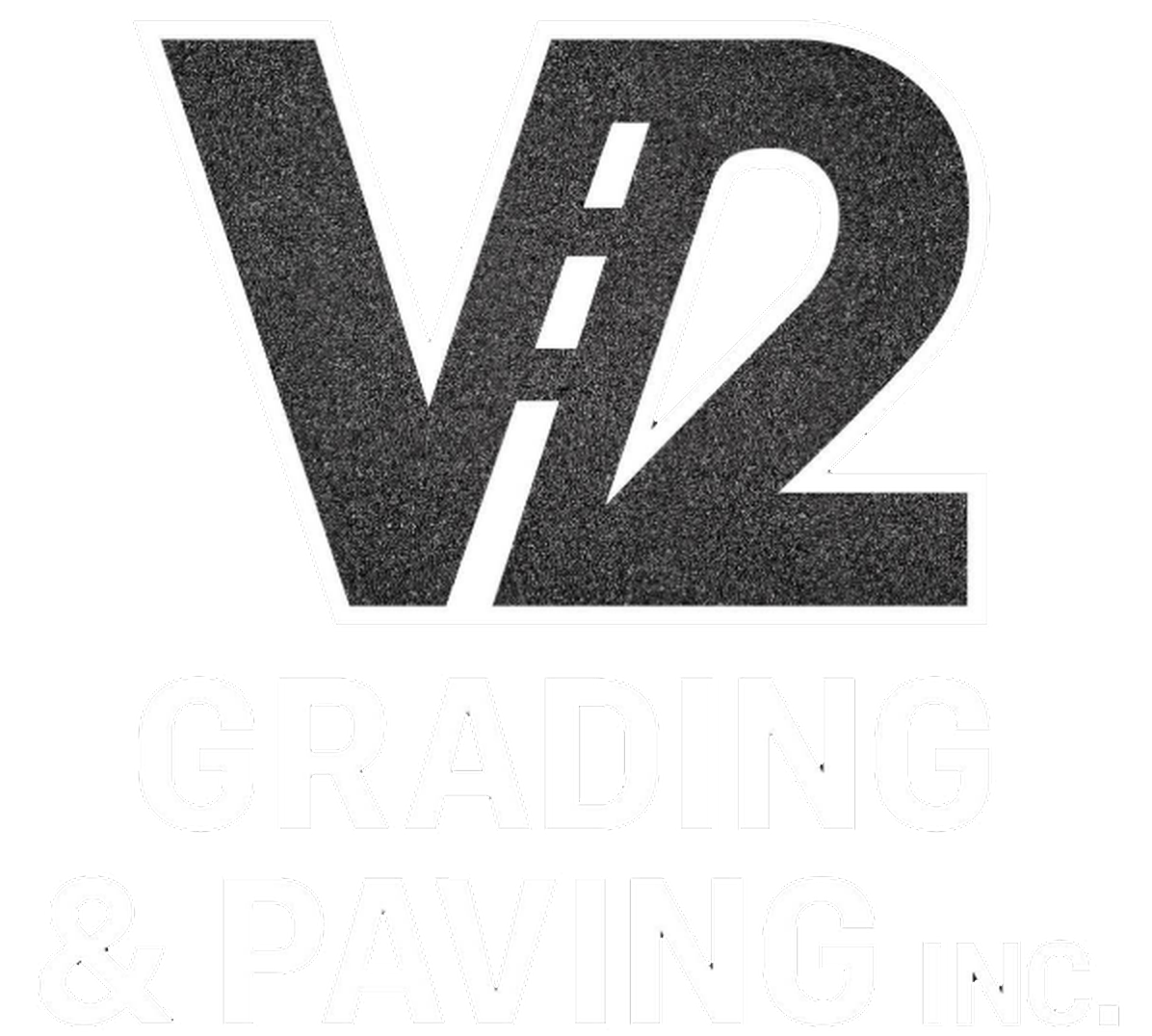 Black stylized “V12” logo on a white background
