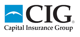 AIC logo in white text with a red swoosh on a blue square.