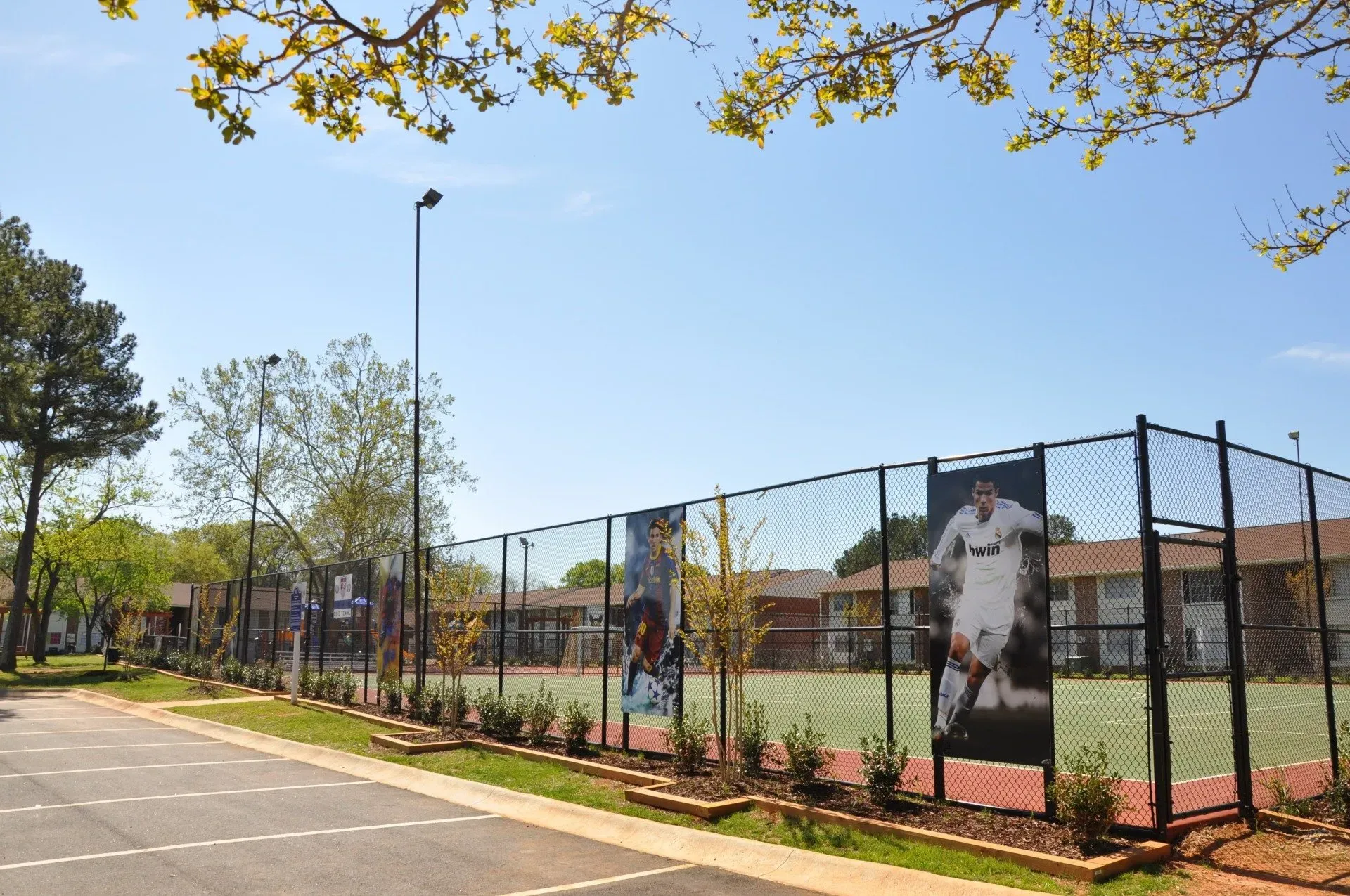 Paved Soccer Field