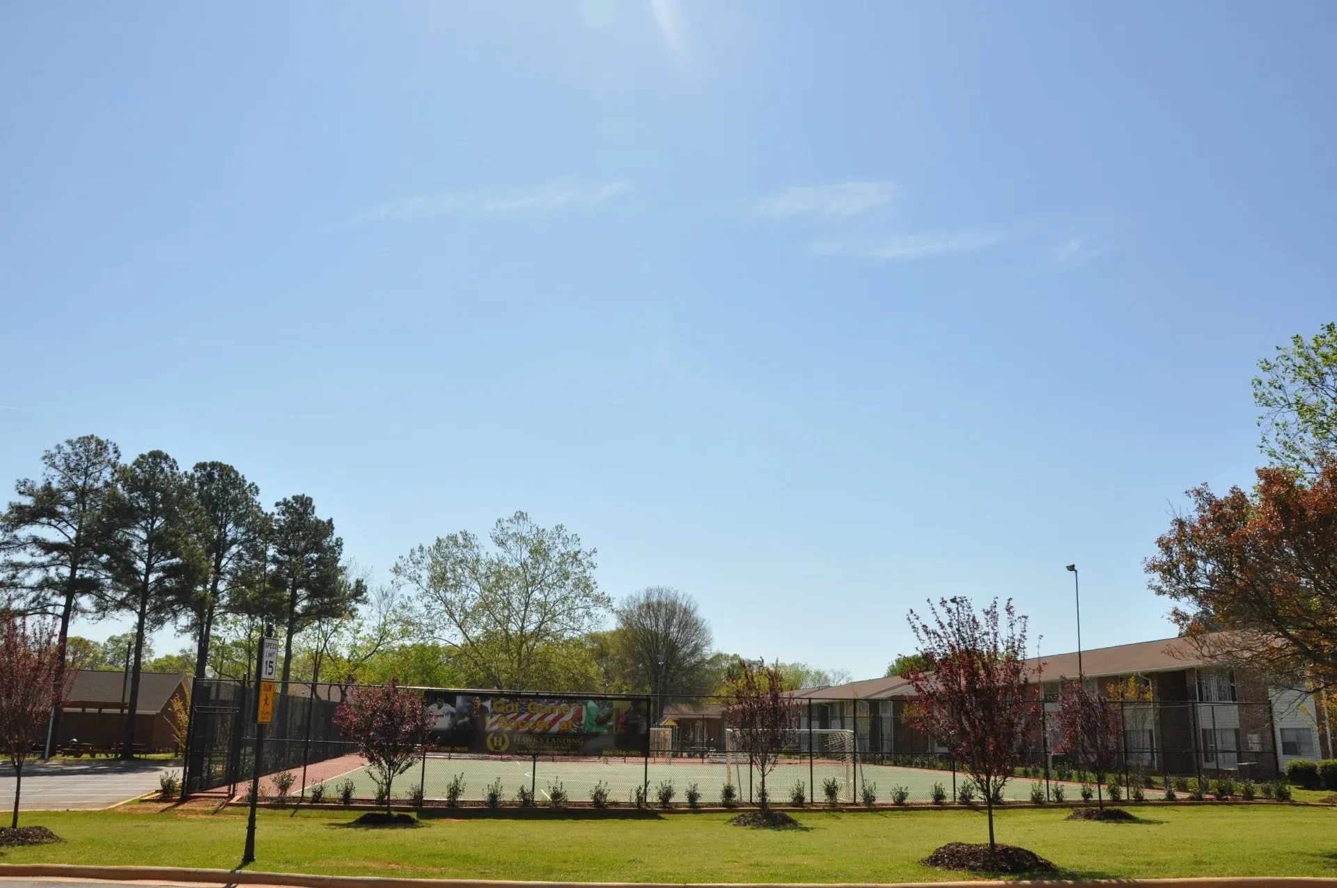 Paved Soccer Field