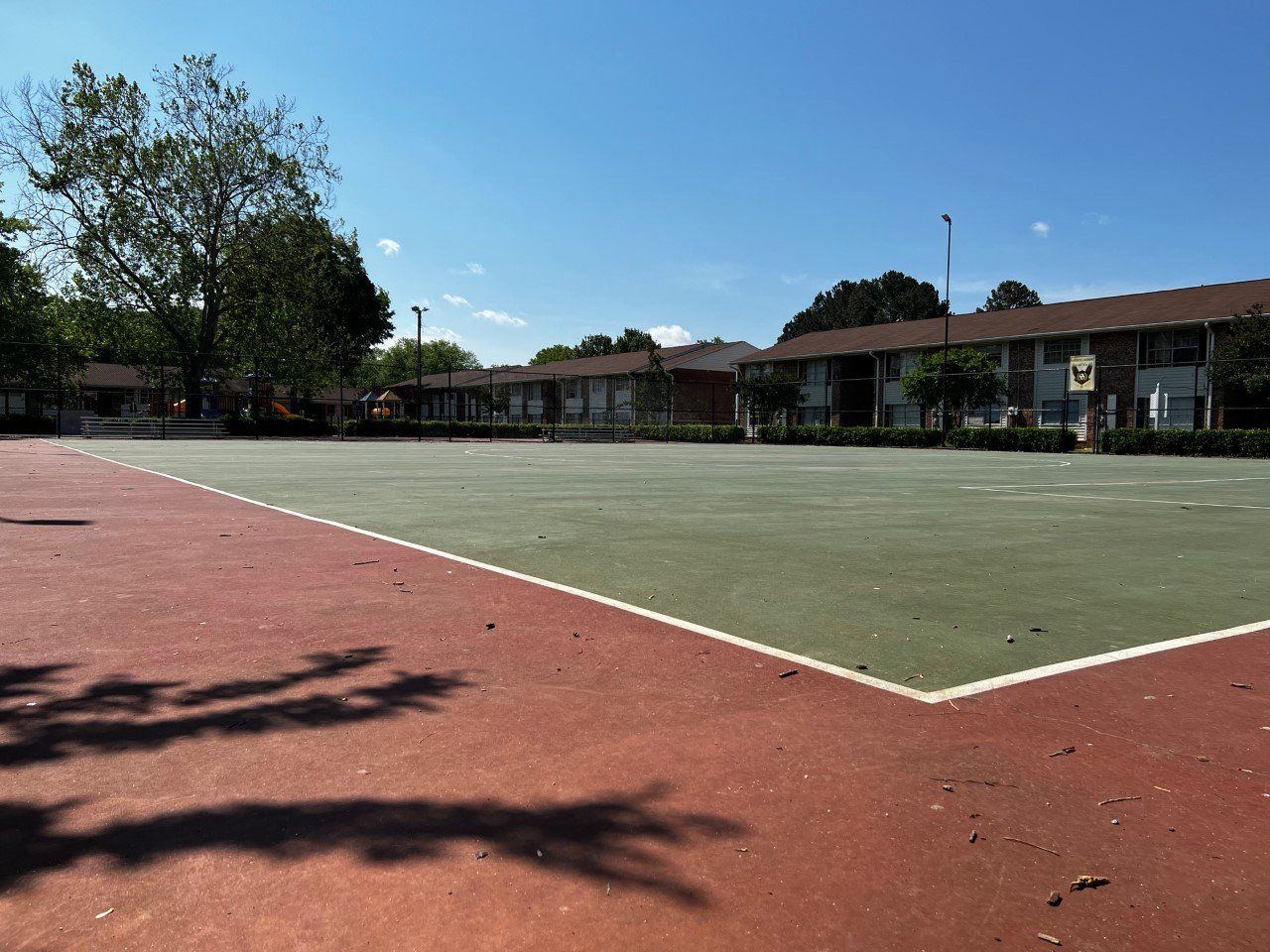paved soccer court
