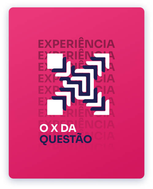 Um pôster rosa com um código qr nele