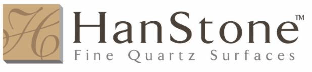 HanStone quartz surfaces logo. Features a stylized 