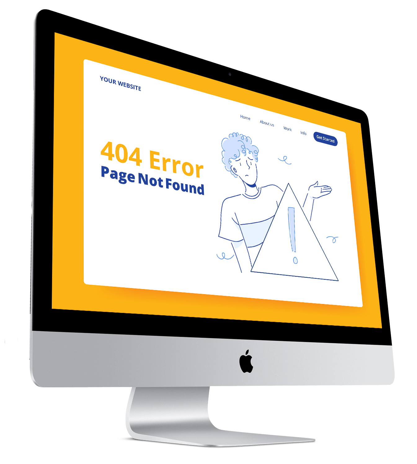 404 error page not found vertical link