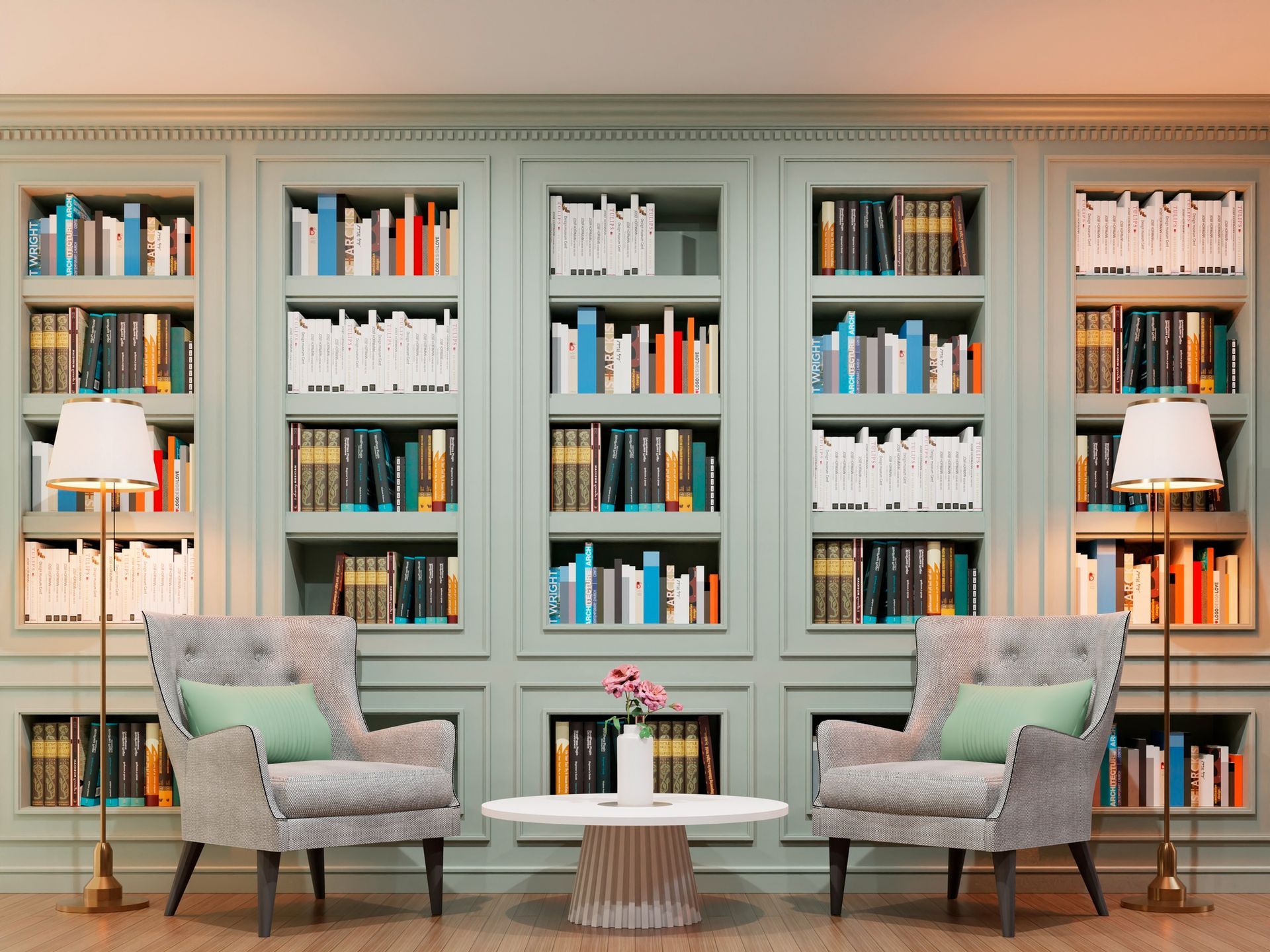 custom bookshelf