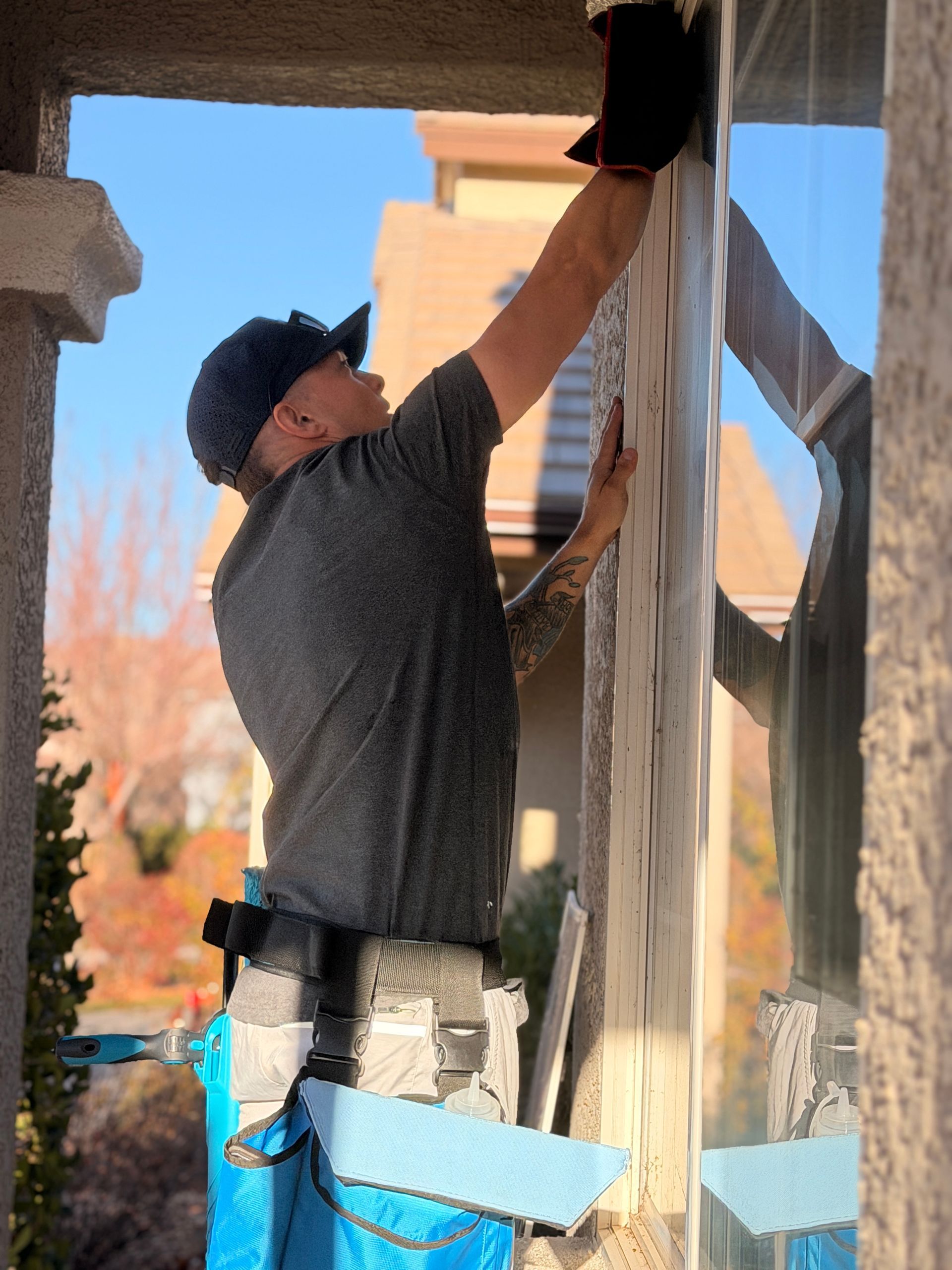 Professional window cleaning service by Wolf City Window Cleaning in Reno Nevada