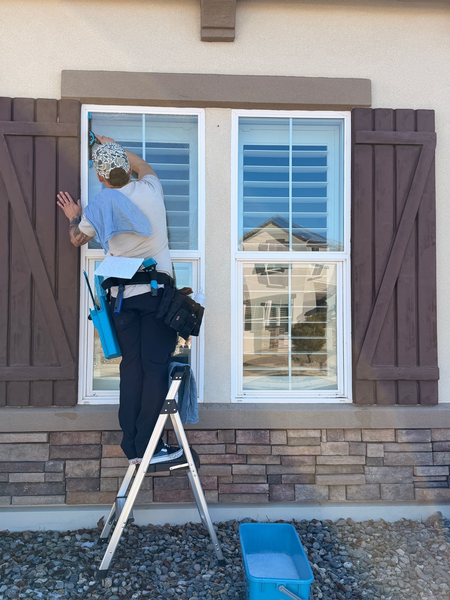 Professional window cleaning service by Wolf City Window Cleaning in Reno Nevada