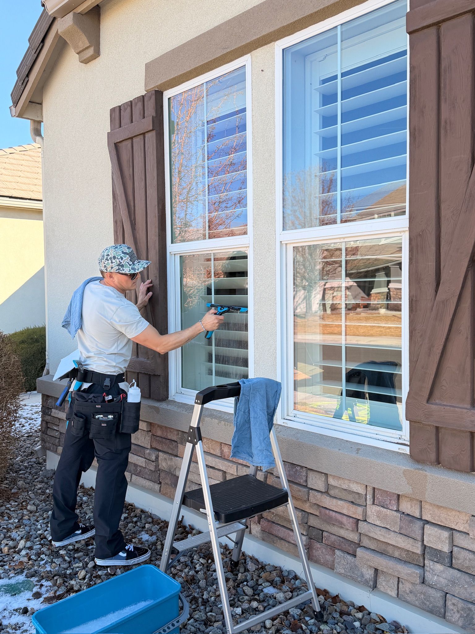 Professional window cleaning service by Wolf City Window Cleaning in Reno Nevada