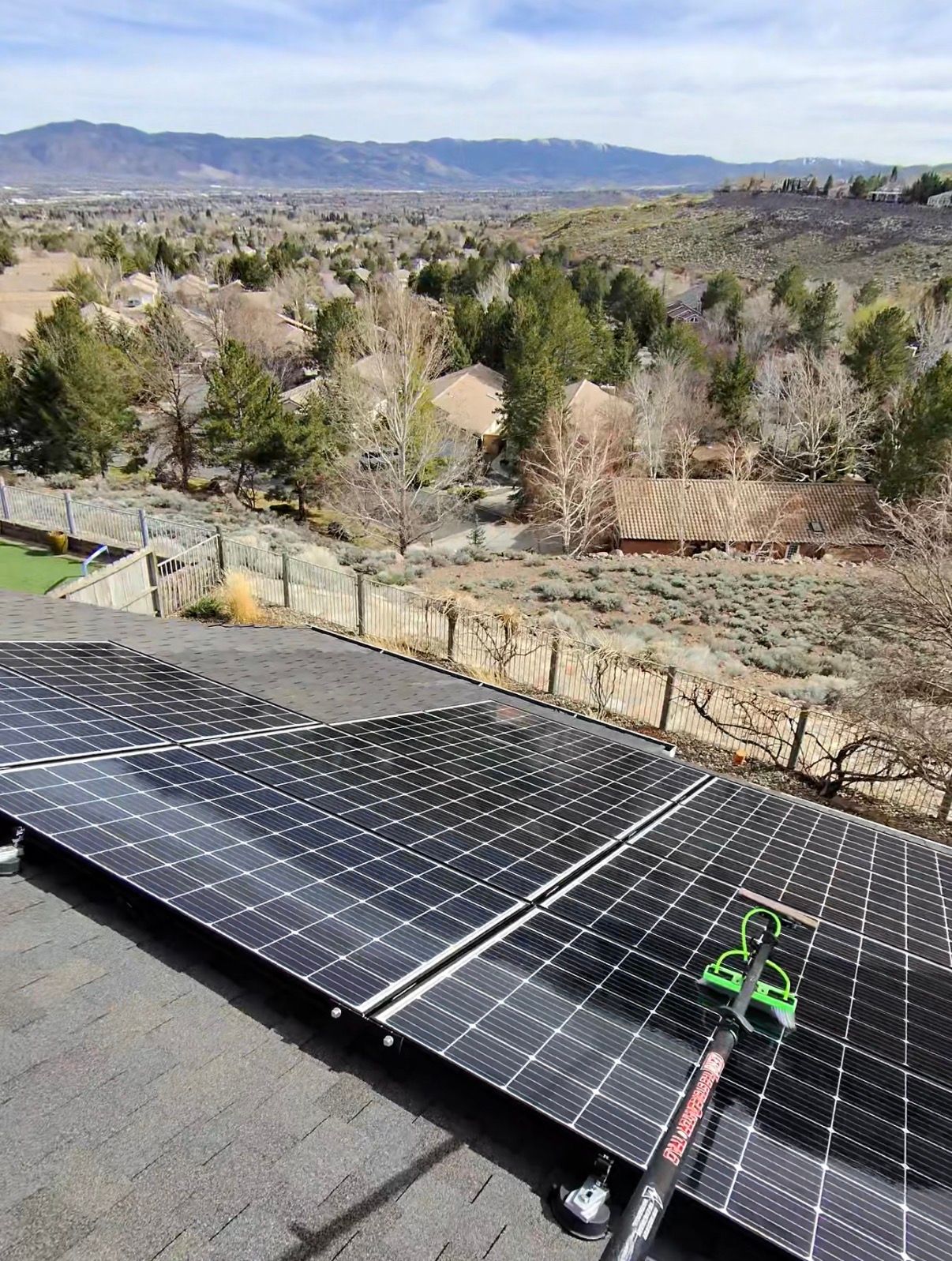 Solar panel cleaning service in Reno and Sparks Nevada