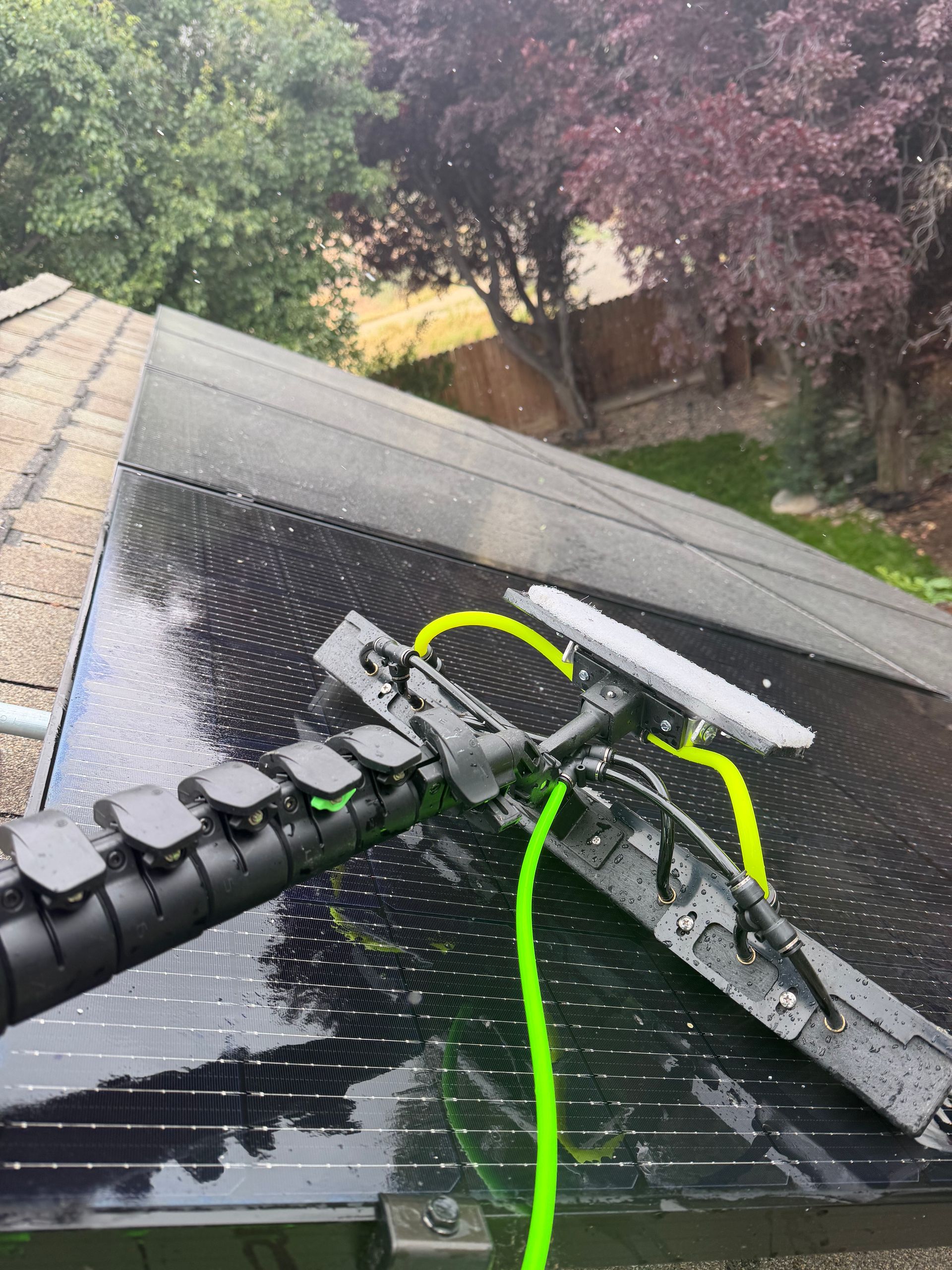 Cleaning dirty solar panels sparks nevada