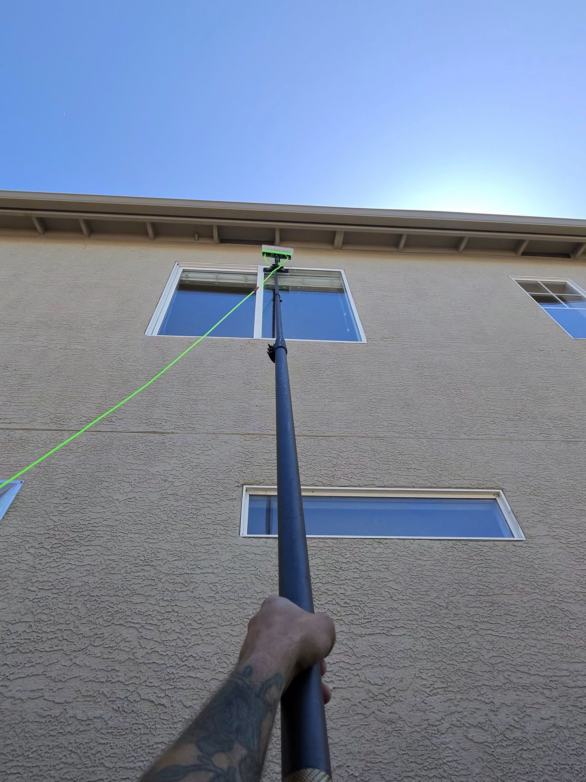 Waterfed pole, reverse osmosis window cleaning, pure water, Reno, Sparks, Carson City and Tahoe