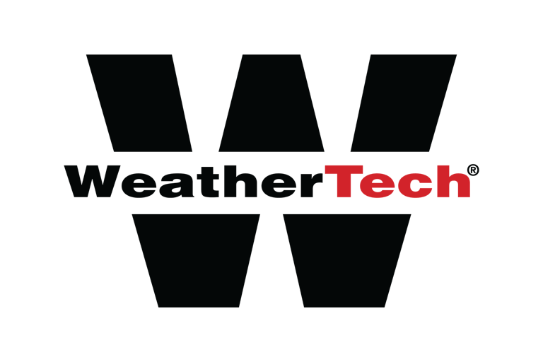 WeatherTech logo with black W and red “Tech” text on white background
