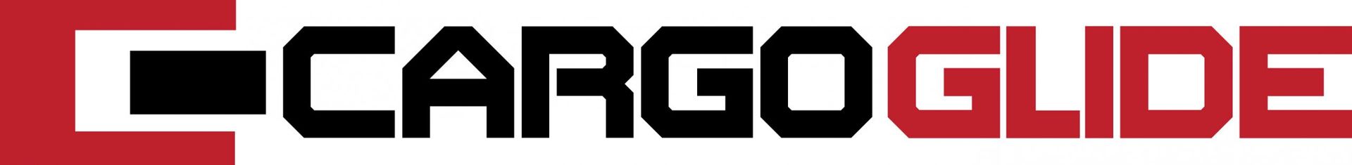 CARGOGLIDE logo with black and red text and stylized red-and-black icon