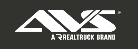 The logo for avs is a real truck brand