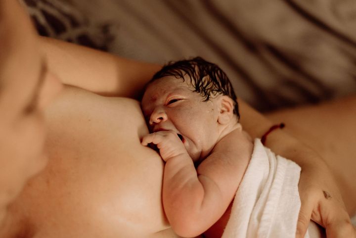 Nursing baby in Marshfield, WI